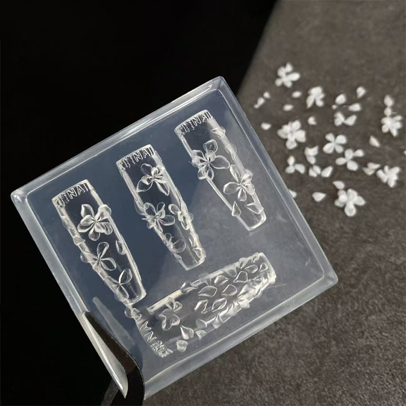Resin Art Template - 【O】3D Çiçekler Tırnak Kalıbı DIY Silikon
