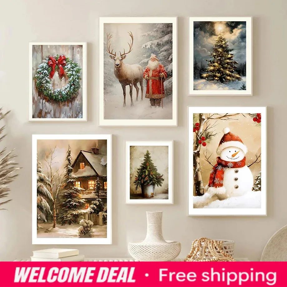 Resin Art Wall Decor - Noel dekoru hediye yılbaşı ağacı noel