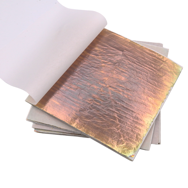 Gold Leaf Foil - 14x14 cm Renkli İmitasyon Altın Yaprak