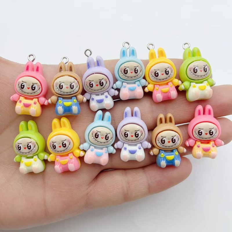 Resin Art For Sale - 10 adet Kawaii Tavşan Çilek Evi