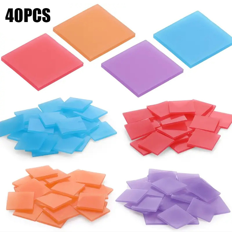 Resin Art Canvas - 40 Adet Elmas Boyama Balmumu Kili,
