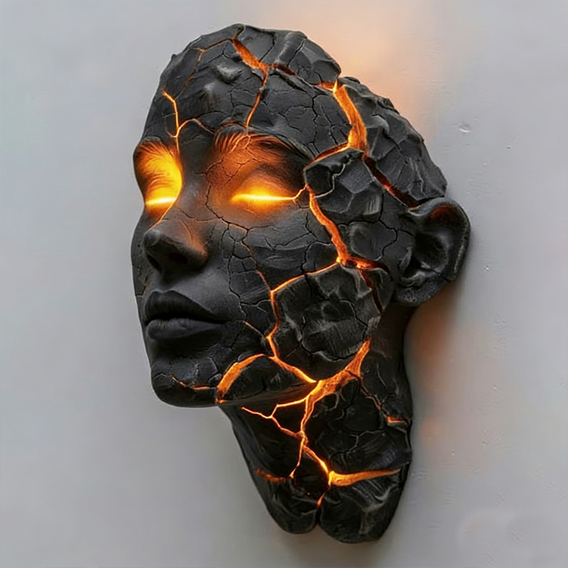 Resin Art Wall Decor - 2026 Yeni Reçine Çatlak Ruh Duvar