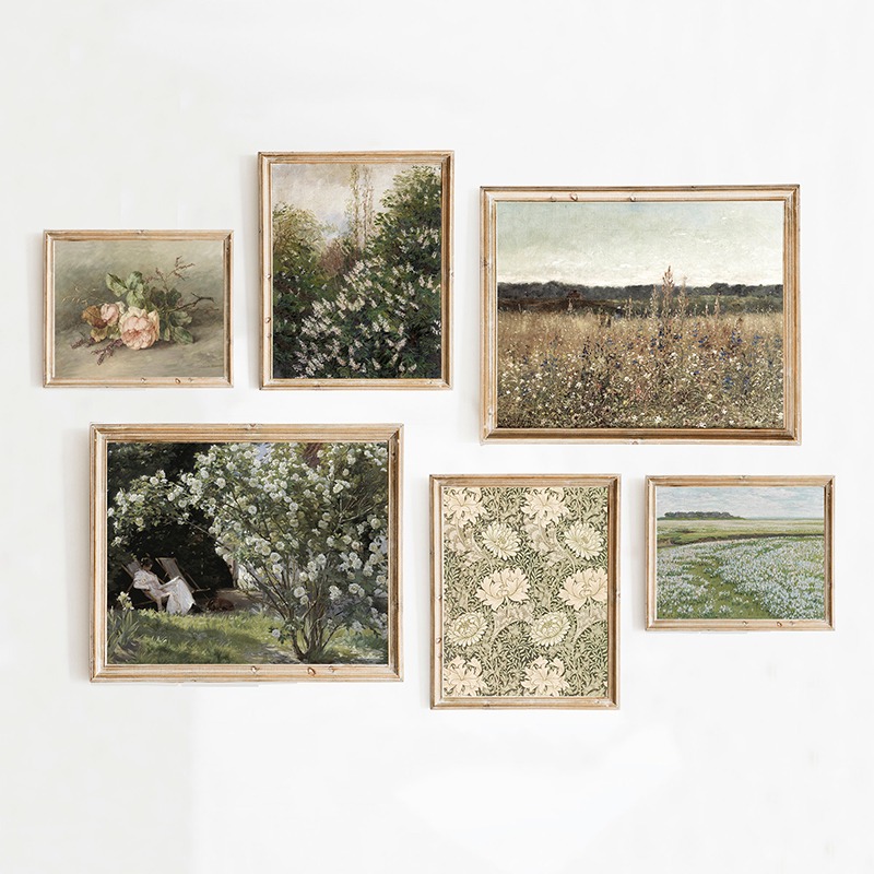 Resin Art Wall Decor - Fransız Kır Evi Vintage Antik Bahar