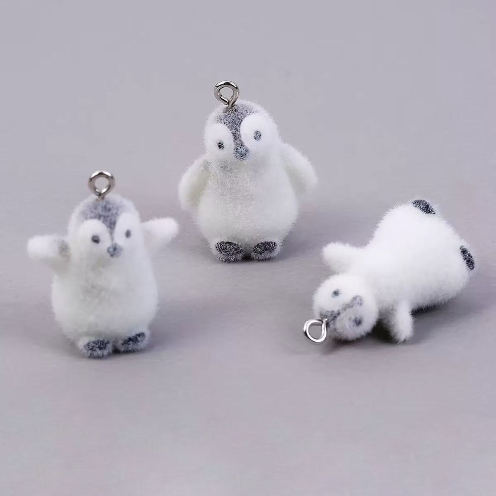 Resin Art For Sale - 5 adet floklu küçük penguen reçine