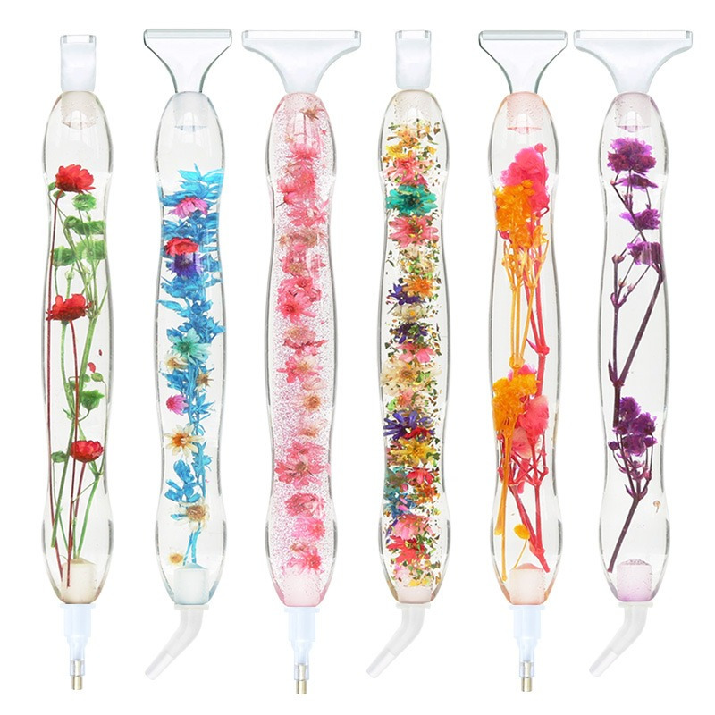 Resin Art Canvas - 1 takım Çiçek Tasarımlı Reçine 5D