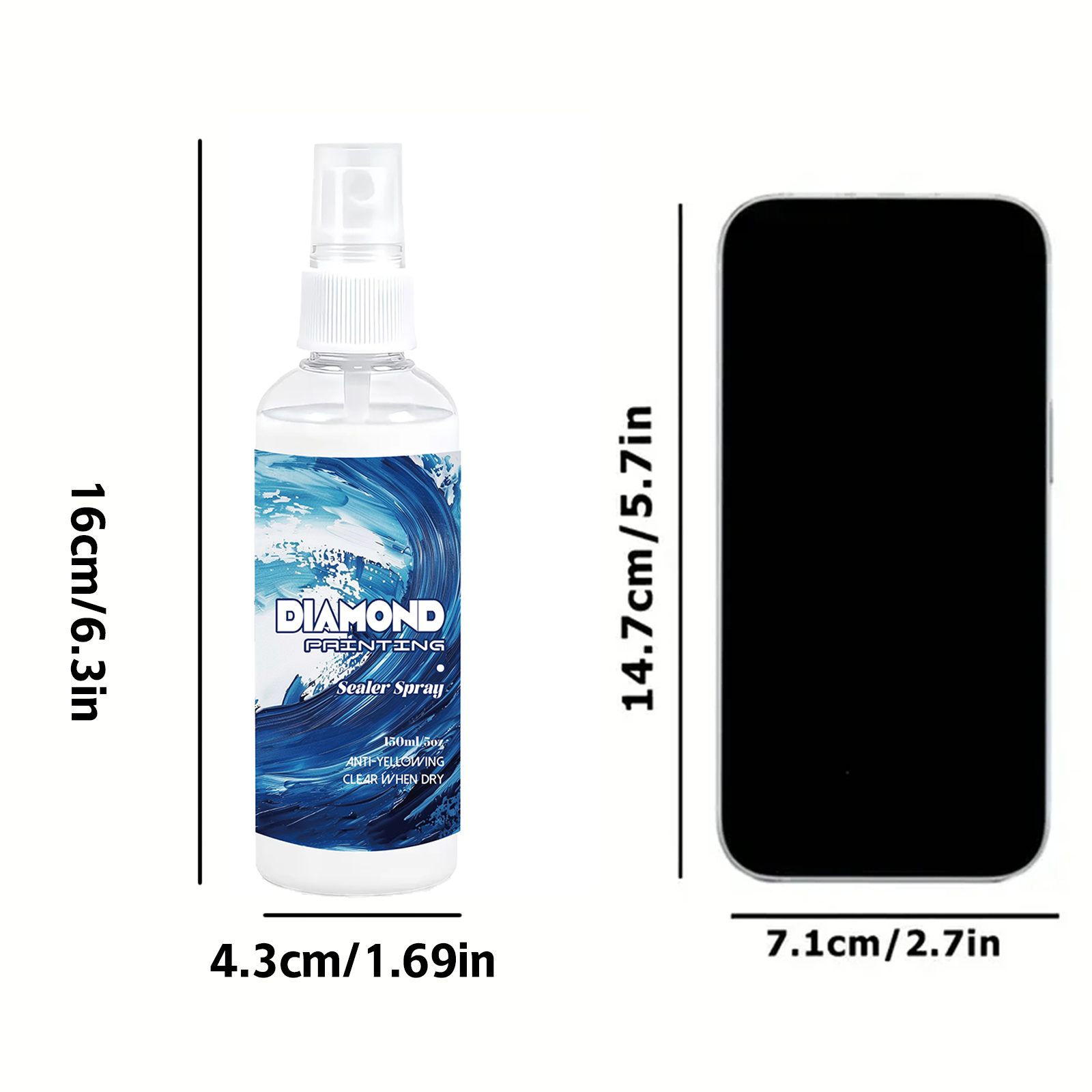 150ml Elmas Boyama Spreyi, El  - Resin Art Canvas incelemesi ve fiyatı