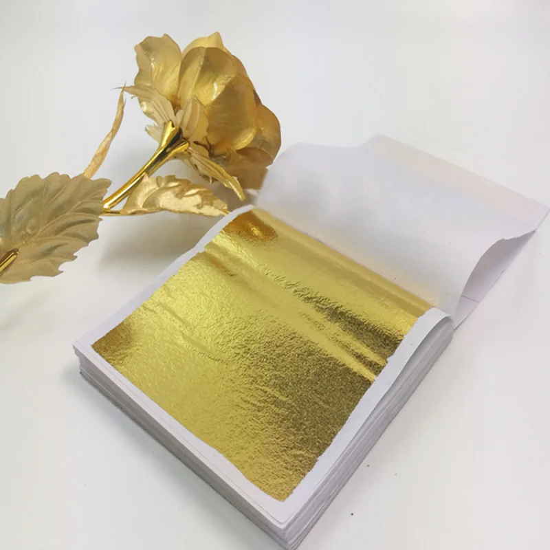100 Adet Taklit Altın Gümüş Ba - Gold Leaf Foil incelemesi ve fiyatı
