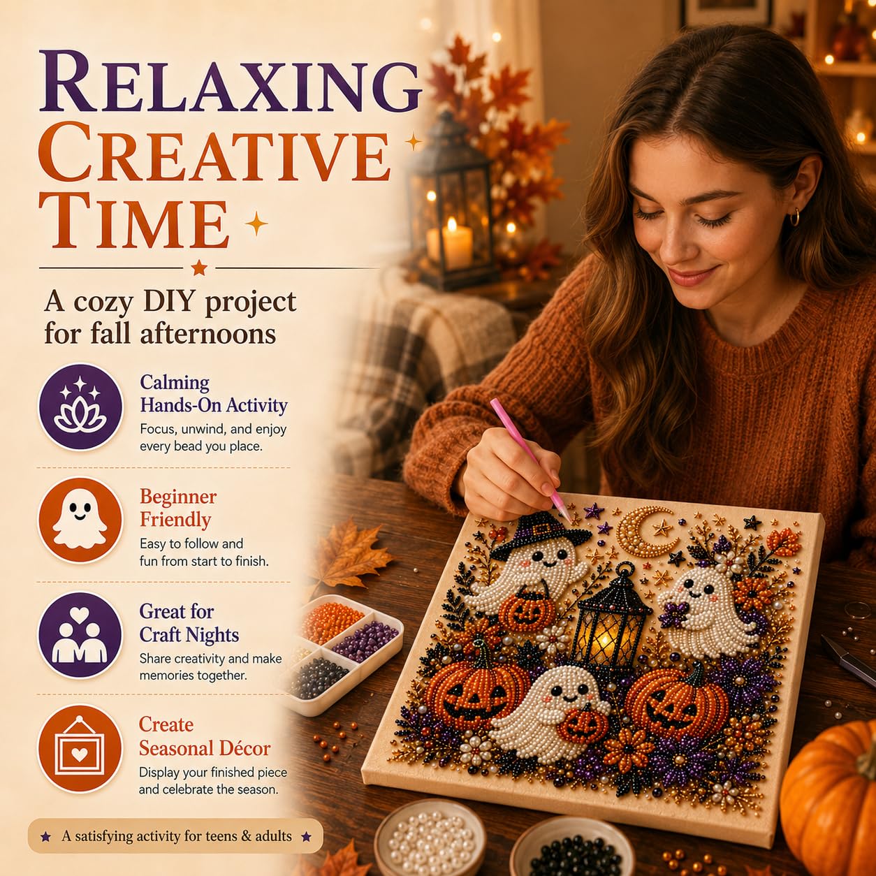 @Halloween Yetişkinler İçin İn - Resin Art Wall Decor incelemesi ve fiyatı