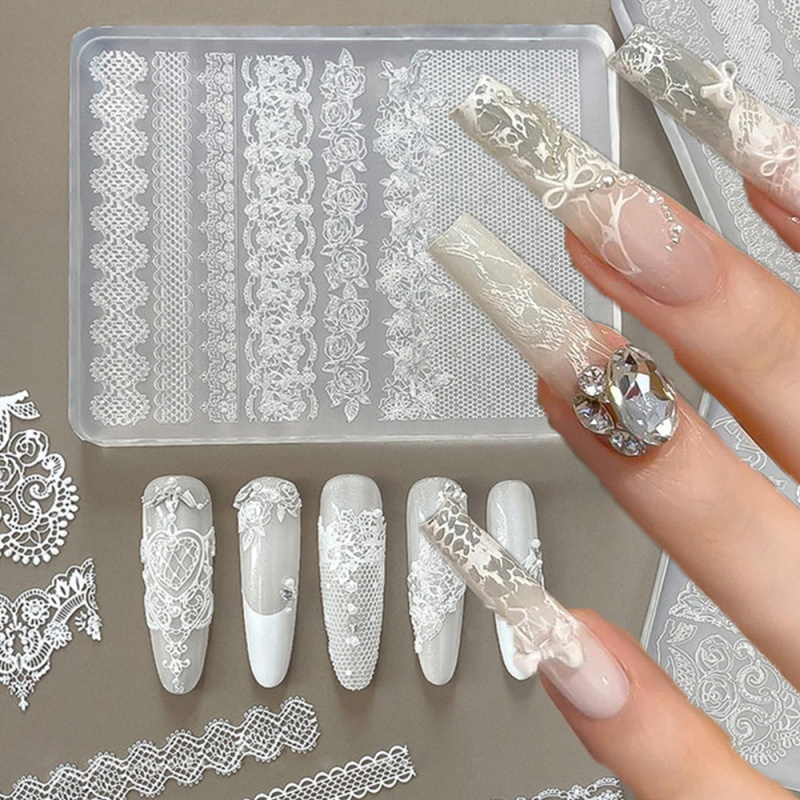 1 adet Dantel 3D Silikon Tırna - Resin Art Template incelemesi ve fiyatı