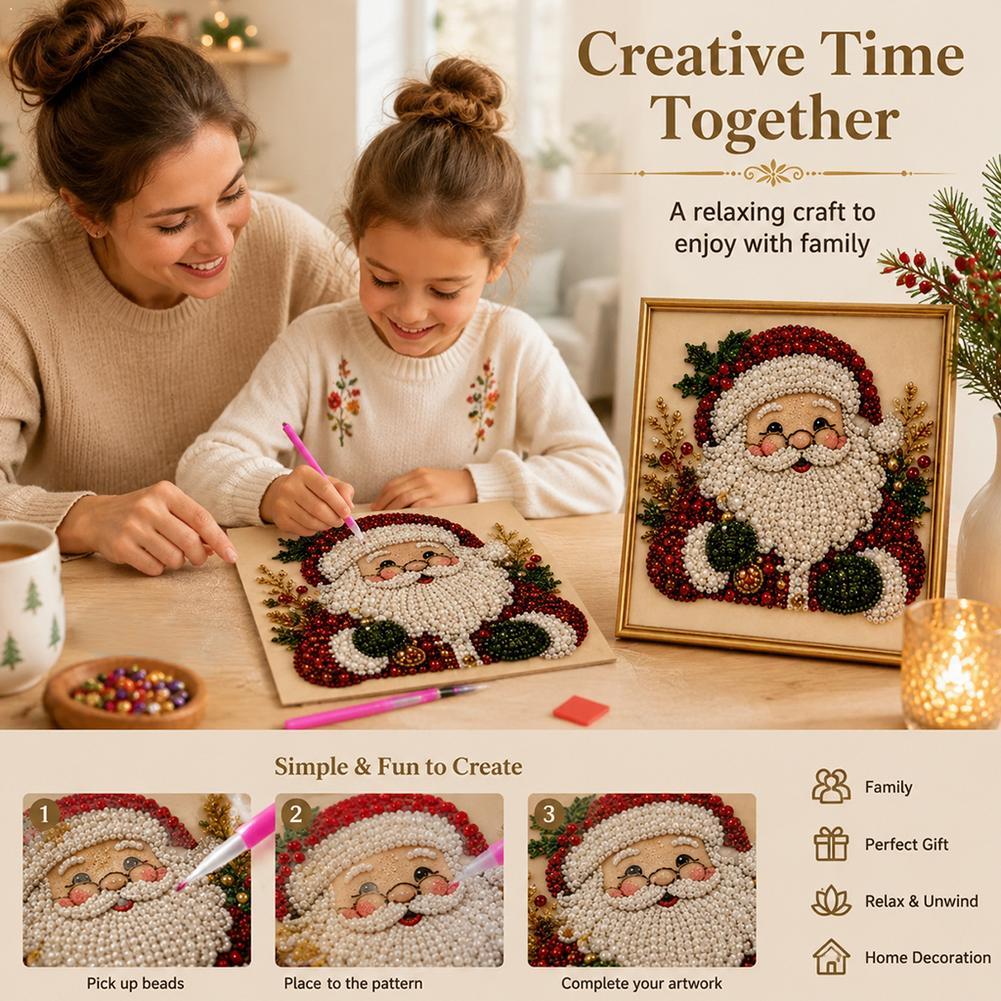 Noel Baba İnci Sanatı DIY Kiti - Resin Art For Kids incelemesi ve fiyatı