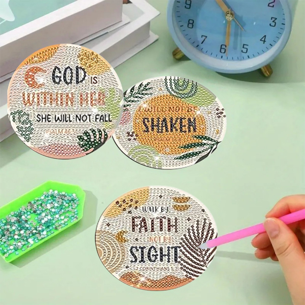 8 Parça/Set Elmas Boyama Barda - Resin Art Coasters incelemesi ve fiyatı