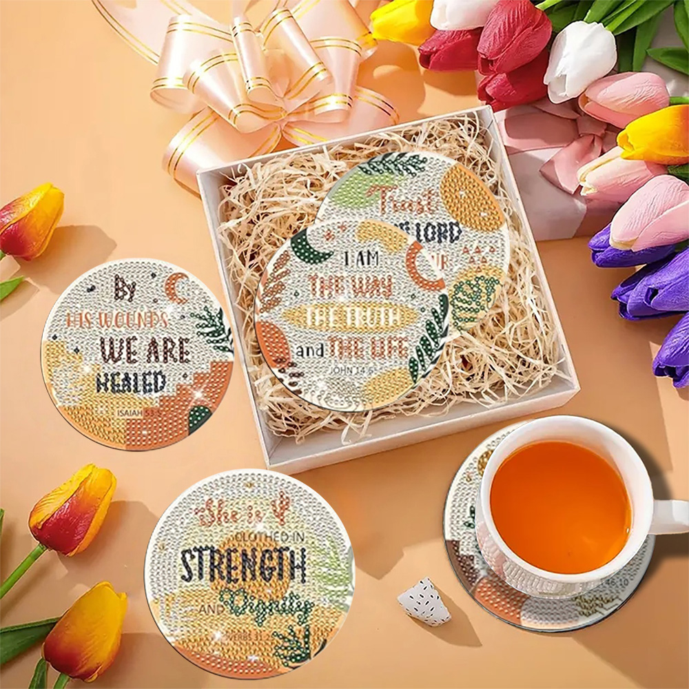8 Parça/Set Elmas Boyama Barda - Resin Art Coasters incelemesi ve fiyatı