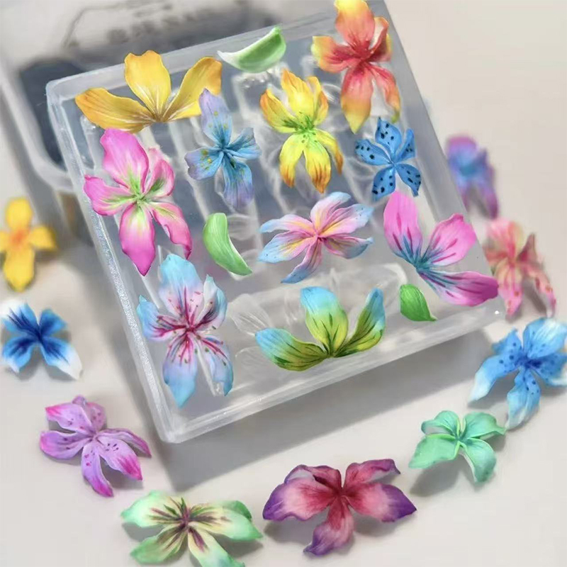 【O】3D Çiçekler Tırnak Kalıbı D - Resin Art Template incelemesi ve fiyatı