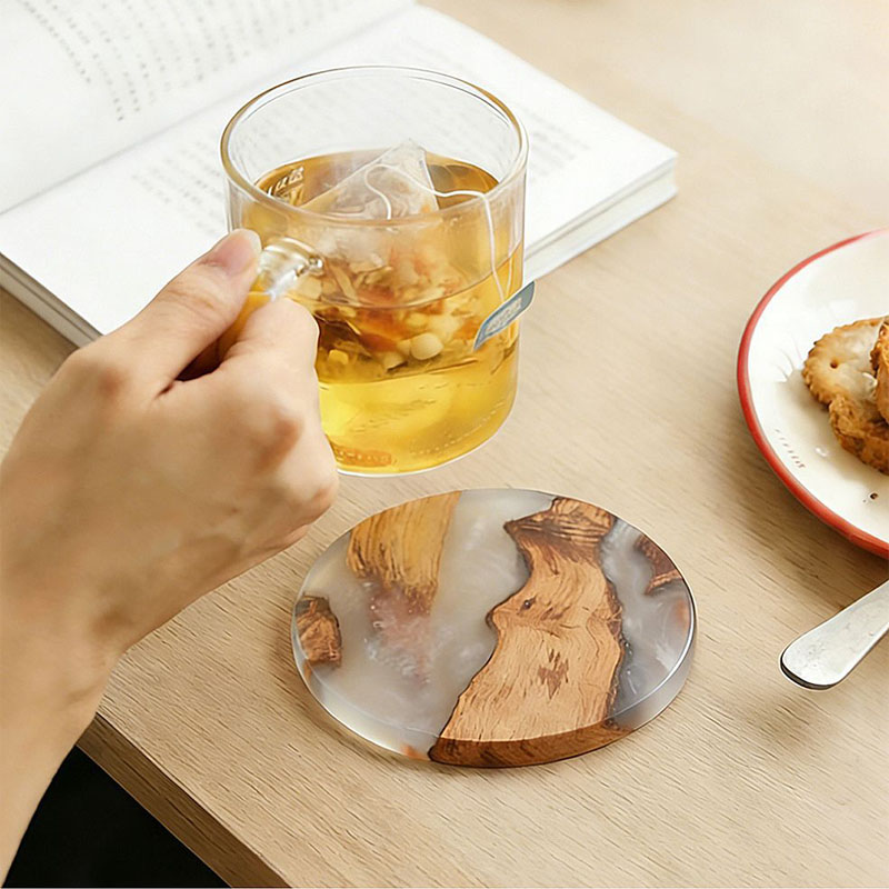 İçecek Altlığı Seti, Ahşap Bar - Resin Art Coasters incelemesi ve fiyatı