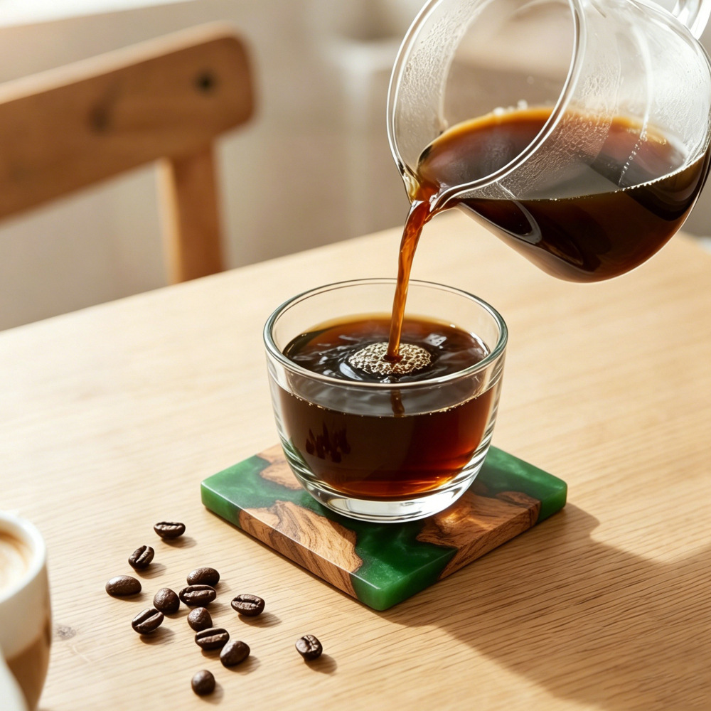 İçecek Altlığı Seti, Ahşap Bar - Resin Art Coasters incelemesi ve fiyatı