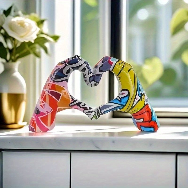Kişiselleştirilmiş Renkli Kalp - Resin Art Wall Decor incelemesi ve fiyatı