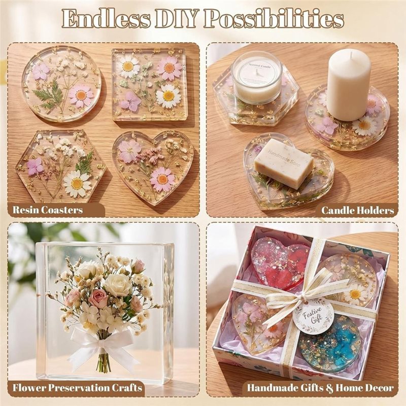 [ABFI!】 DIY Epoksi Sanat El Sa - Resin Art Coasters incelemesi ve fiyatı