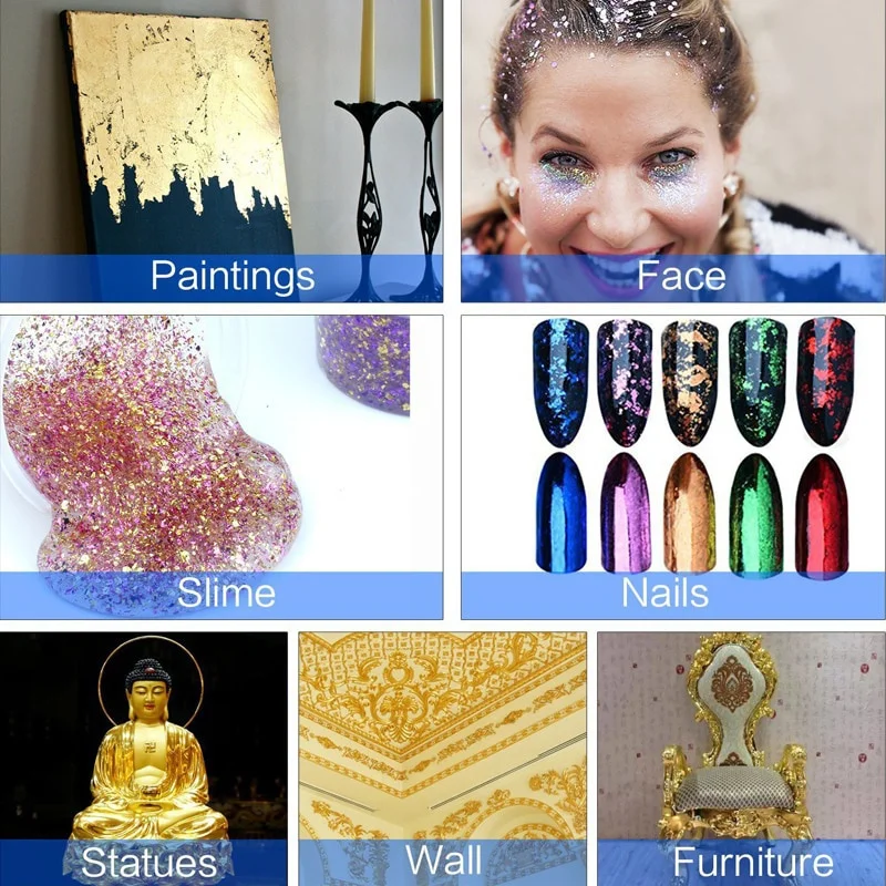 500 Yaprak Taklit Altın Gümüş  - Gold Leaf Foil incelemesi ve fiyatı