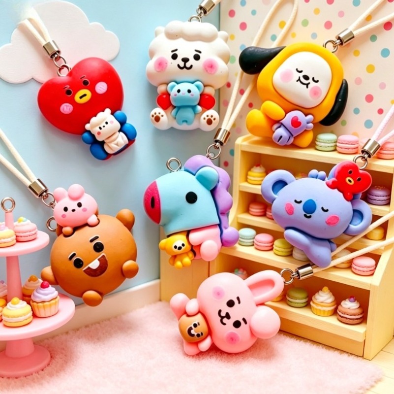 7 adet BT21 Reçine Karikatür F - Resin Art For Sale incelemesi ve fiyatı