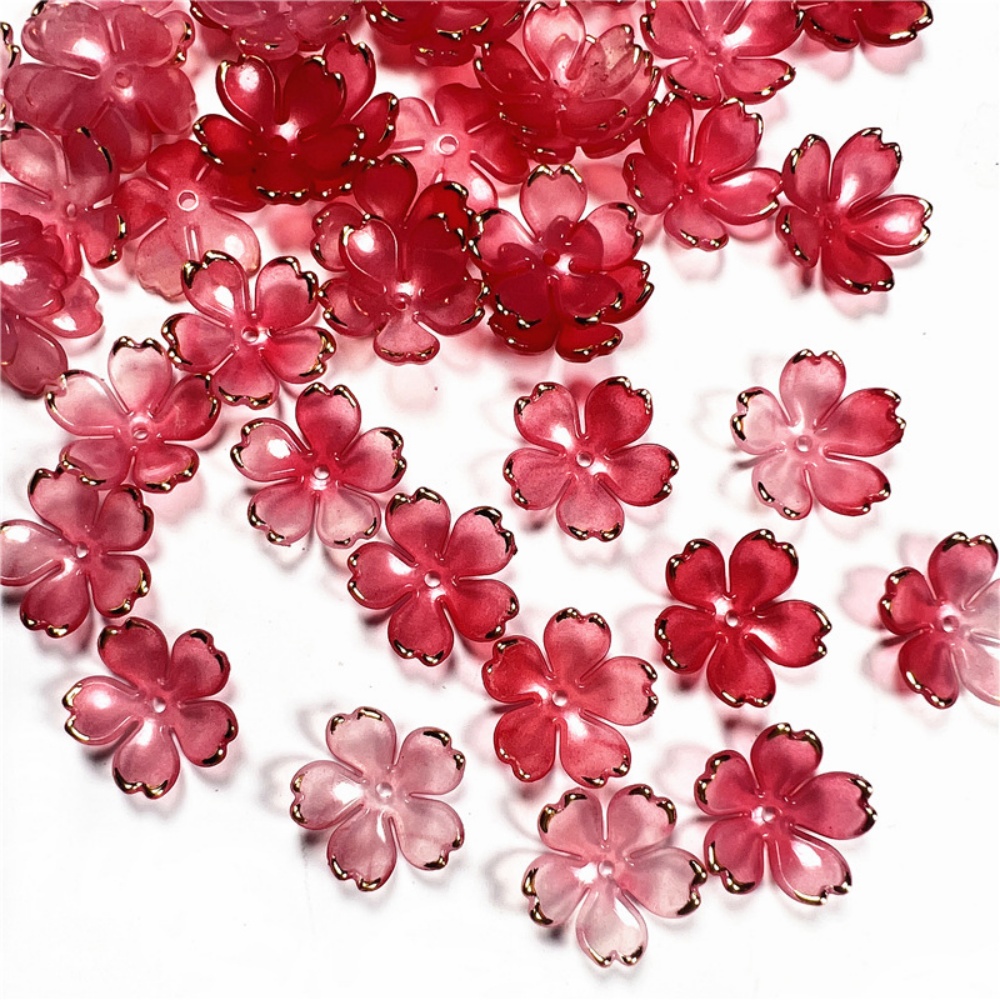 50 adet/lot 19mm Akrilik Kiraz - Resin Art For Sale incelemesi ve fiyatı