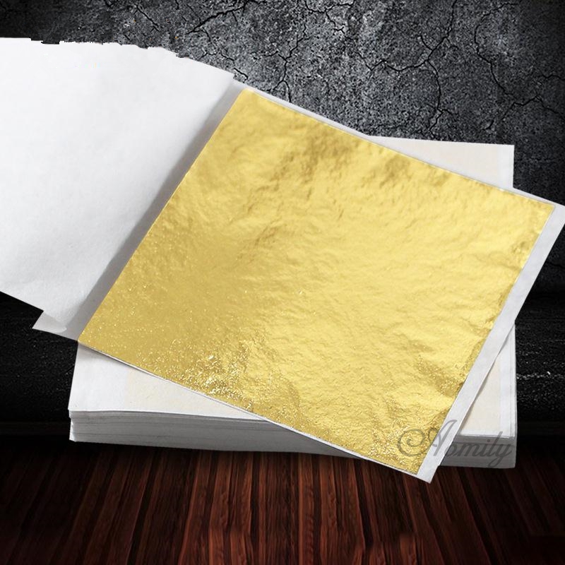 Aomily 100 adet/takım 9x9cm ya - Gold Leaf Foil incelemesi ve fiyatı