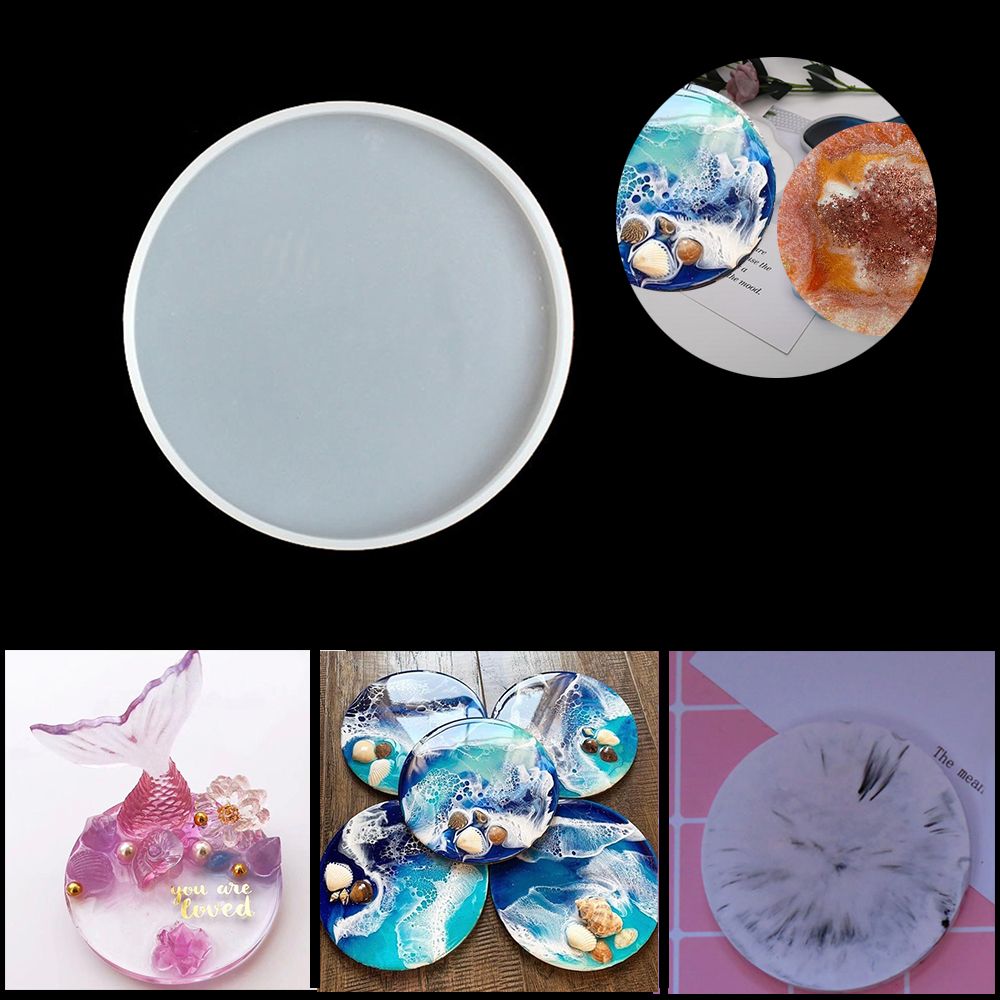 Şeffaf sıvı sanatlar yuvarlak  - Resin Art Coasters incelemesi ve fiyatı
