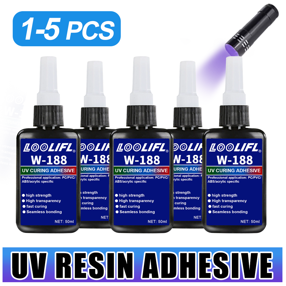 LOOLIFL 188 Güçlü 50ml UV Reçi - Resin Art Uv Light incelemesi ve fiyatı