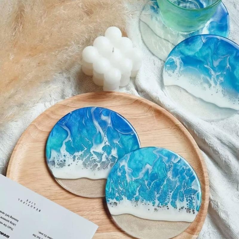 F92D Reçine Kalıbı, Epoksi Reç - Resin Art Coasters incelemesi ve fiyatı