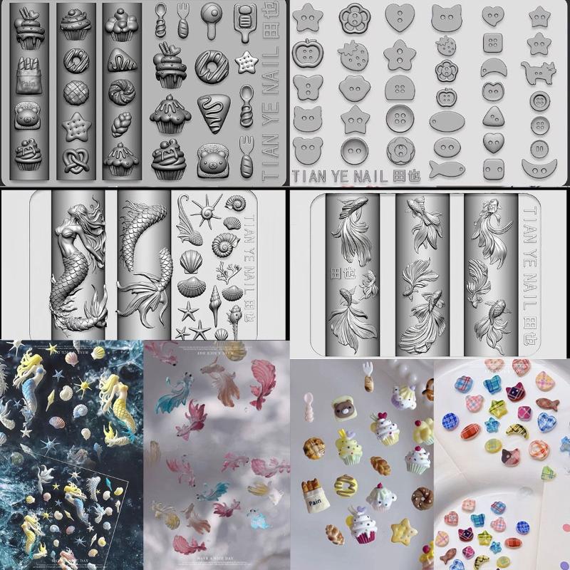 3D Yumuşak Silikon Tırnak Okya - Resin Art Template incelemesi ve fiyatı