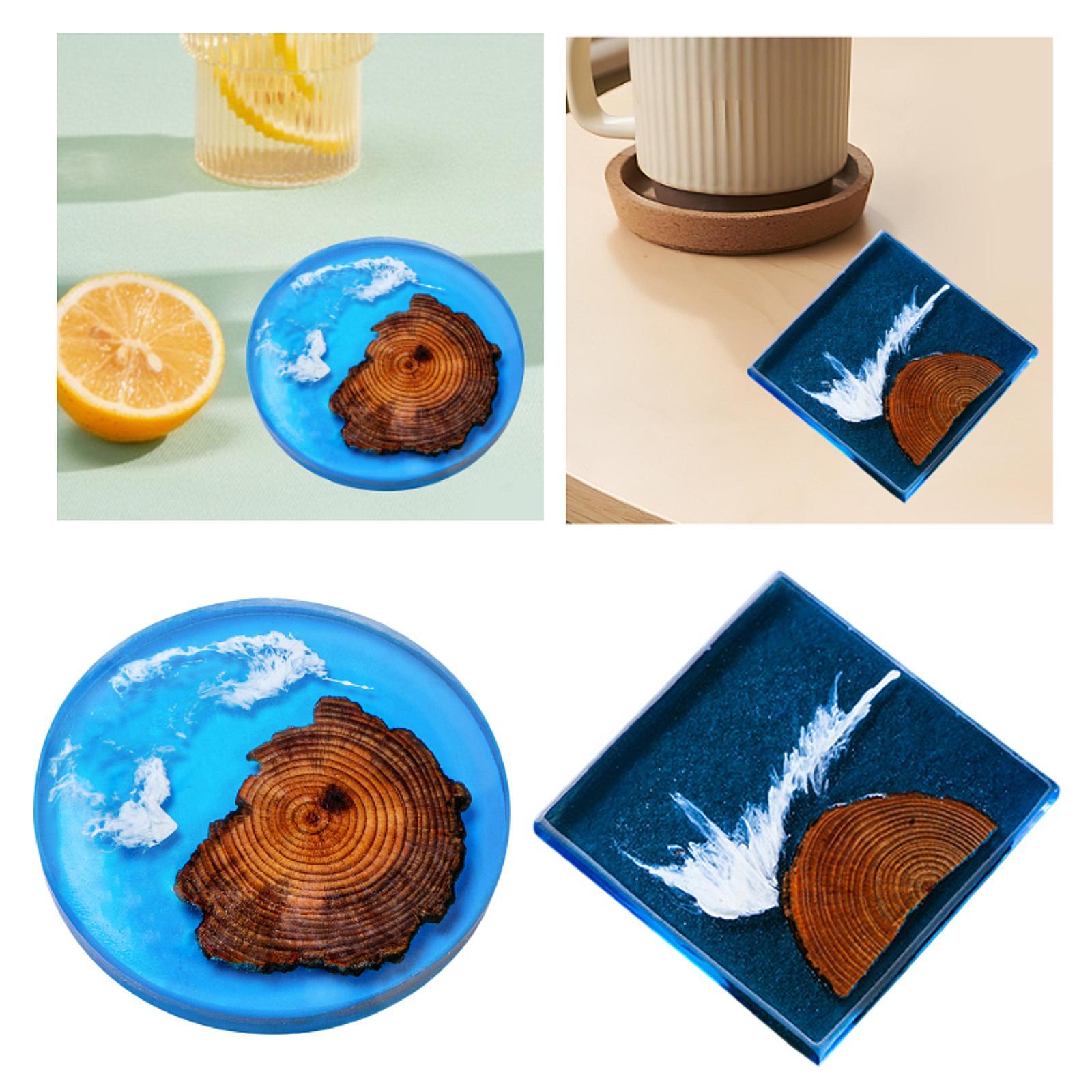 6 adet Epoksi Bardak Altlıklar - Resin Art Coasters incelemesi ve fiyatı