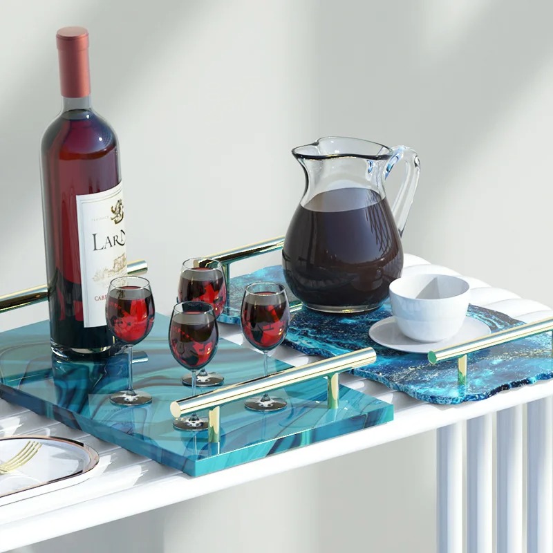 Tepsi Epoksi Reçine silikon ka - Resin Art Coasters incelemesi ve fiyatı